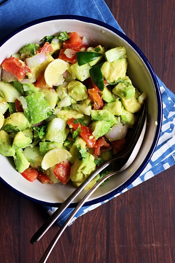 easy avocado salad recipe