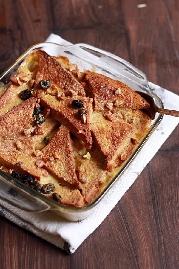 easy bread and butter pudding recipe