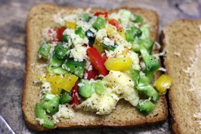 making cheese toast sandwich recipe