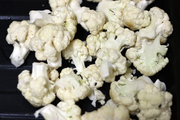 fresh cauliflower florets