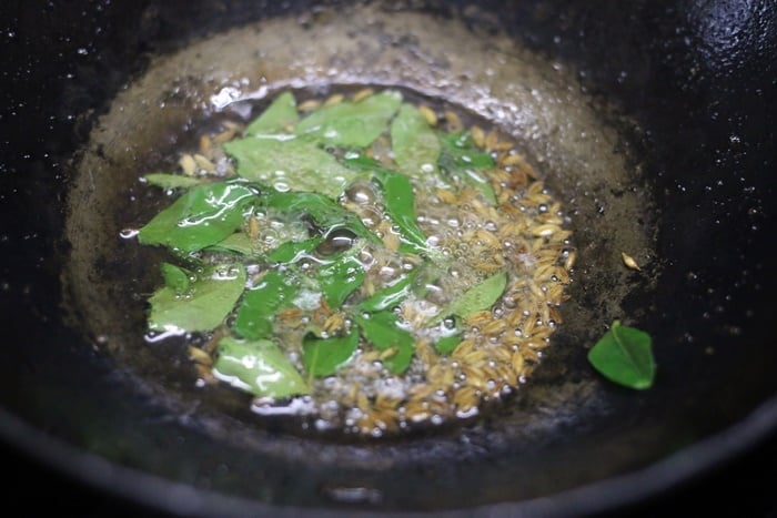 tempering jeera rasam