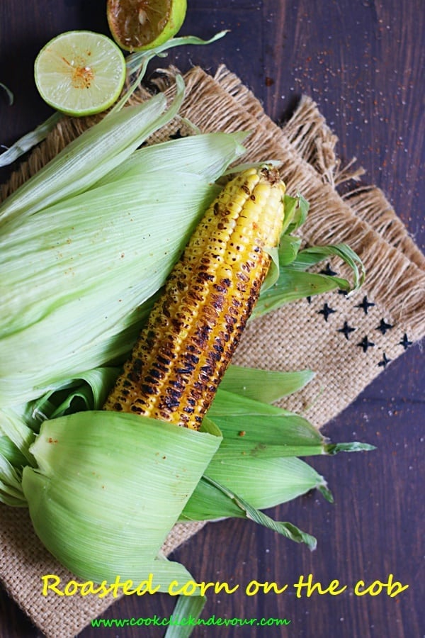 roasted corn on the cob recipe