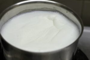 Boiled milk