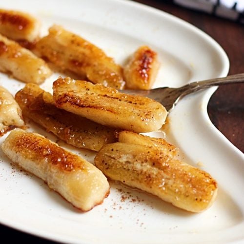 Caramelized Banana Recipe | How To Caramelize Banana | Cook Click N ...