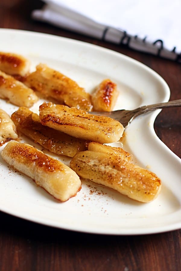 how to make caramelized banana 