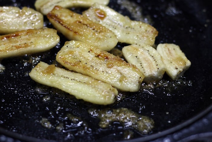 caramelized bananas