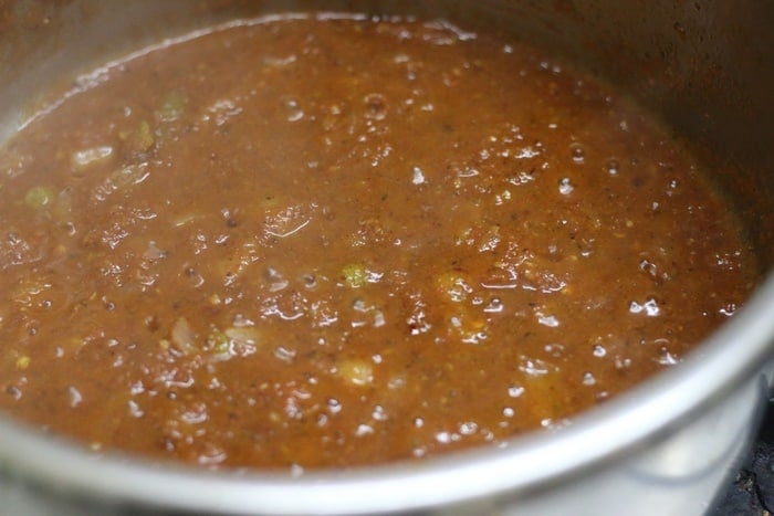 tomato gravy for kadai vegetable recipe