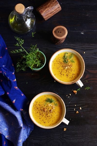 Pumpkin soup recipe-classic and easy