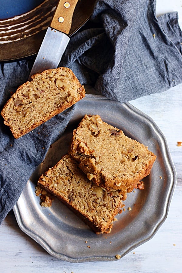 easy banana walnut bread recipe