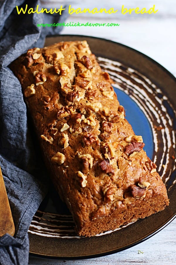 walnut banana bread recipe