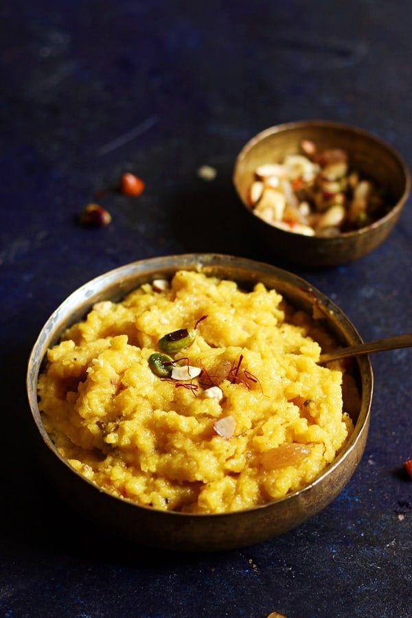 easy moong dal halwa recipe