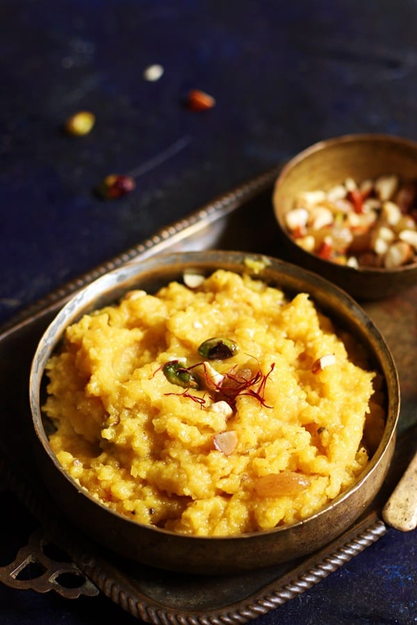 Moong dal halwa recipe