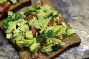 avocado toast recipe making