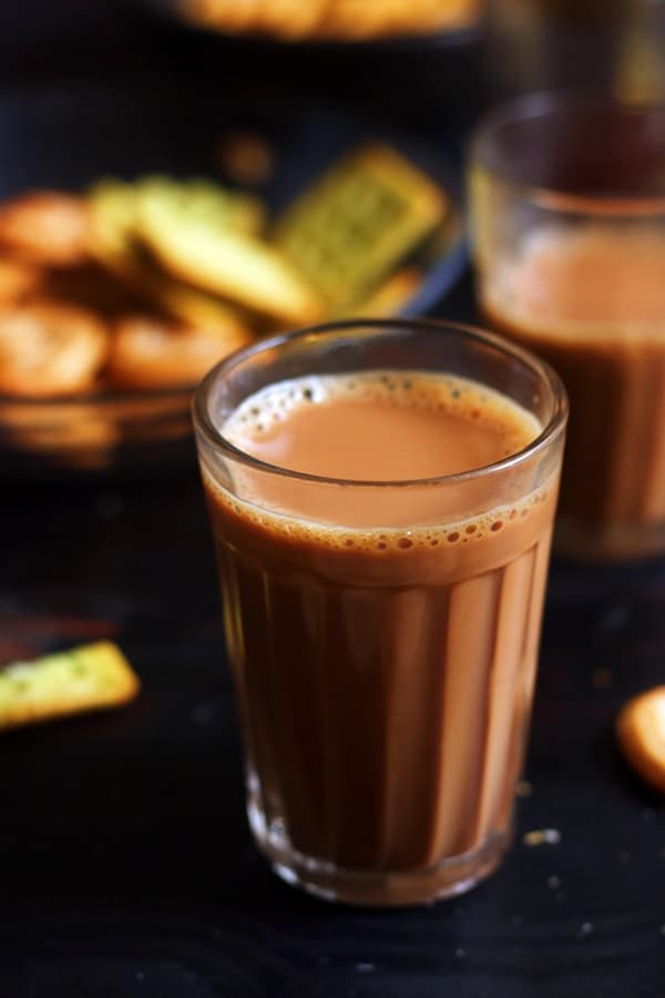 Adrak chai ready to serve