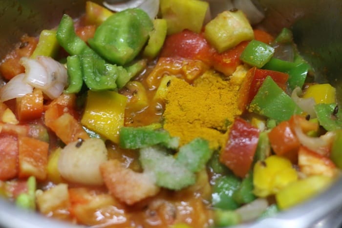 making pepper paneer recipe-step 1