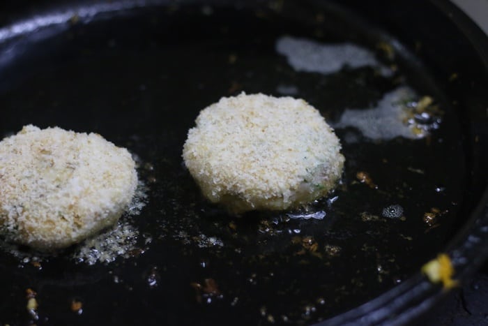 sweet potatoes patties making