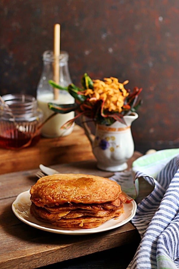 carrot pancakes recipe