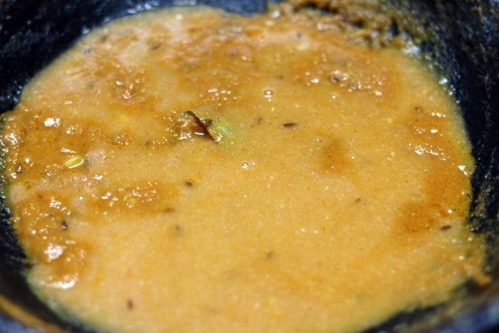 Masala simmering