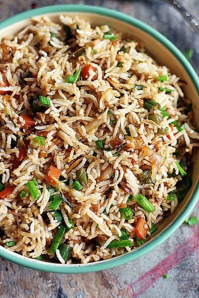 Best Easy Veg Fried Rice Recipe | Cook Click N Devour!!!