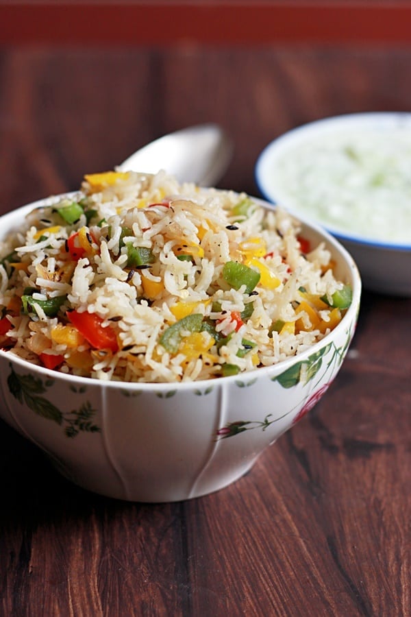 delicious capsicum rice recipe