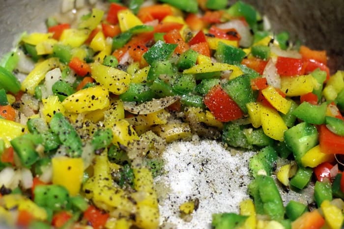 making capsicum rice recipe