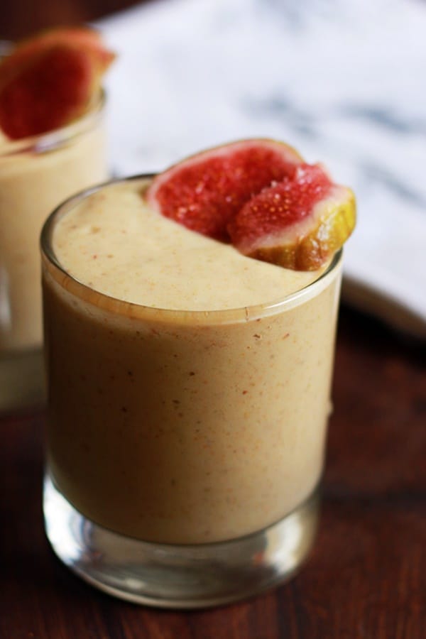 Fig smoothie recipe, fresh figs smoothie