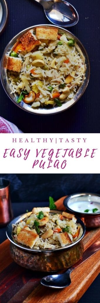 Easy vegetable pulao
