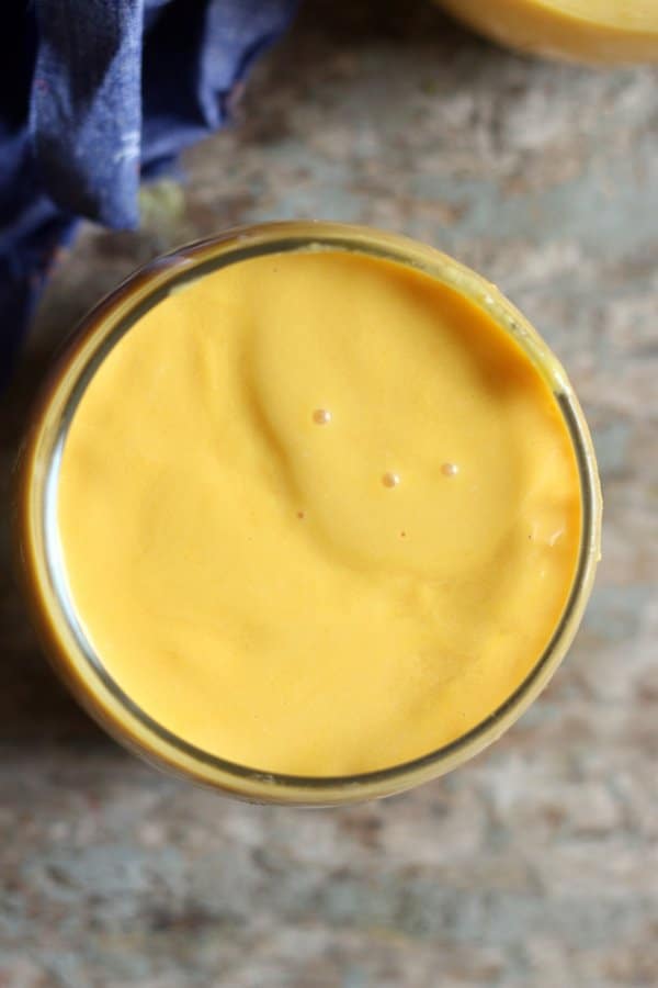 overhead carrot milkshake 