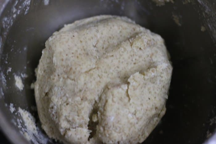 Almond shortbread cookies dough