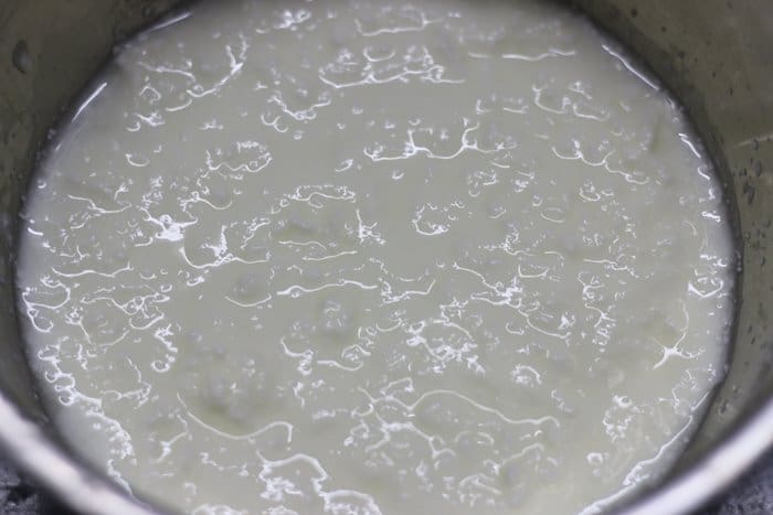 fresh chilled curd for making lassi