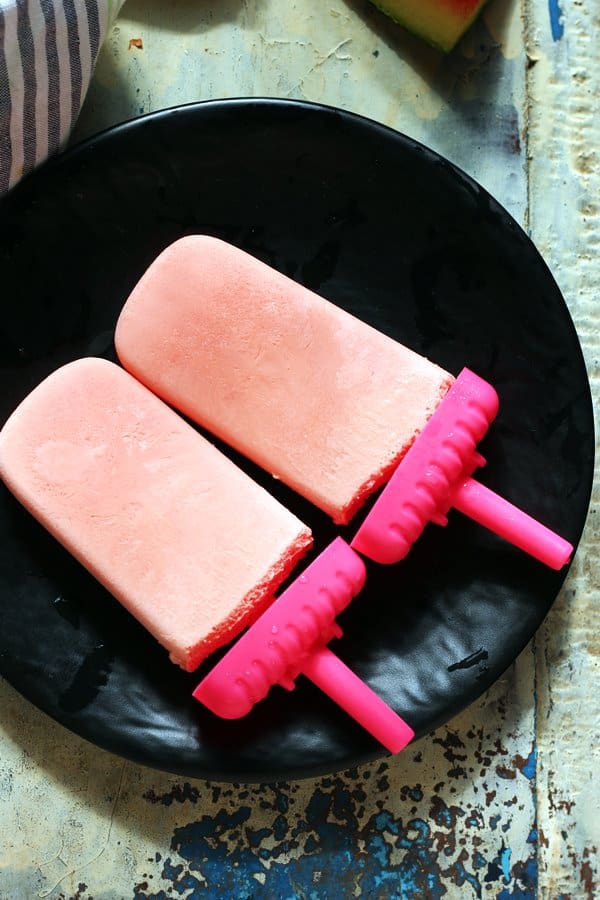 Easy watermelon popsicles recipe