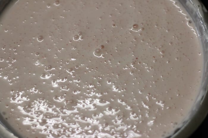 Step by step photos for aking watermelon ice cream recipe