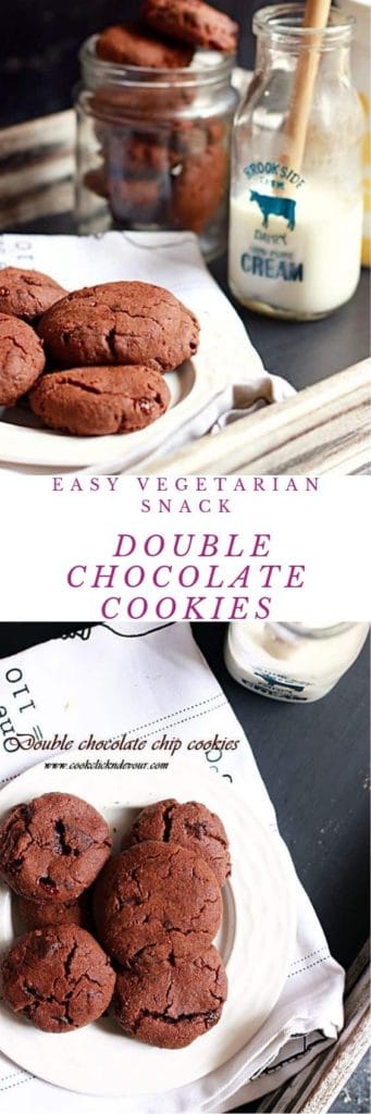 Double chocolate cookies recipe