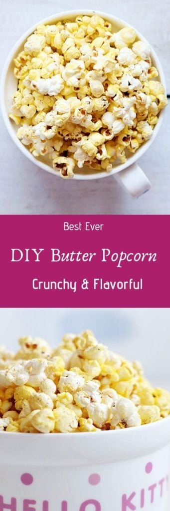 Butter popcorn recipe