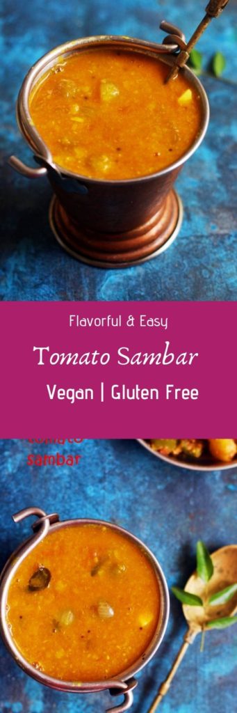 Tomato sambar recipe