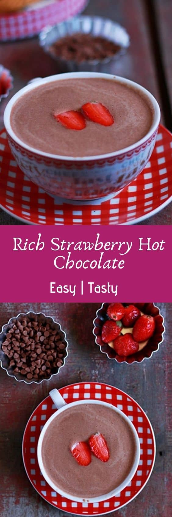 Strawberry hot chocolate recipe Cook Click N Devour!!!
