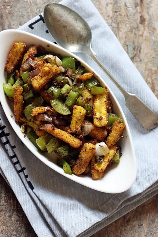 baby corn pepper fry ready to serve