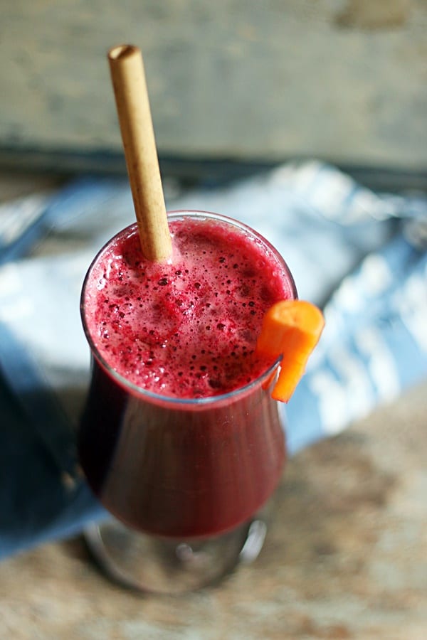 Fresh beetroot juice 