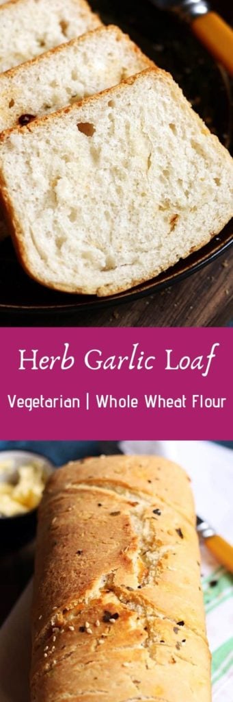 herb and garlic loaf