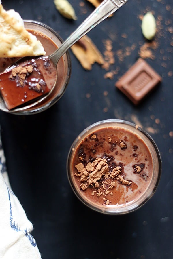 spiced hot chocolate