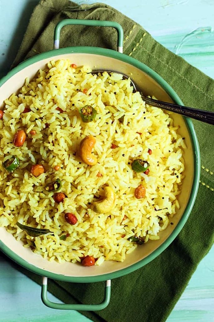 south Indian lemon rice