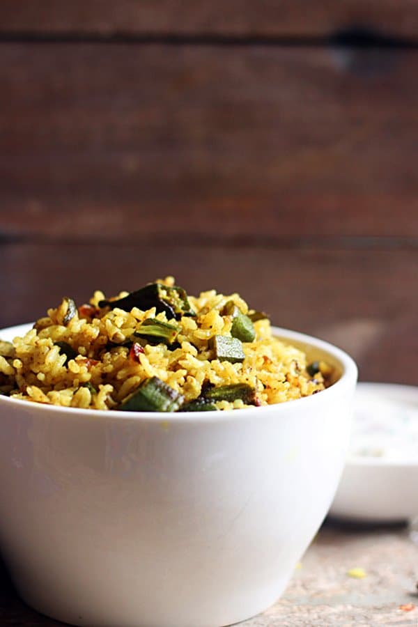 bhindi rice