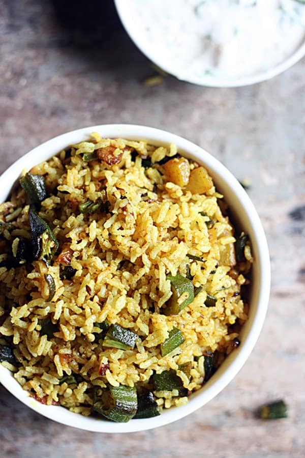okra rice recipe