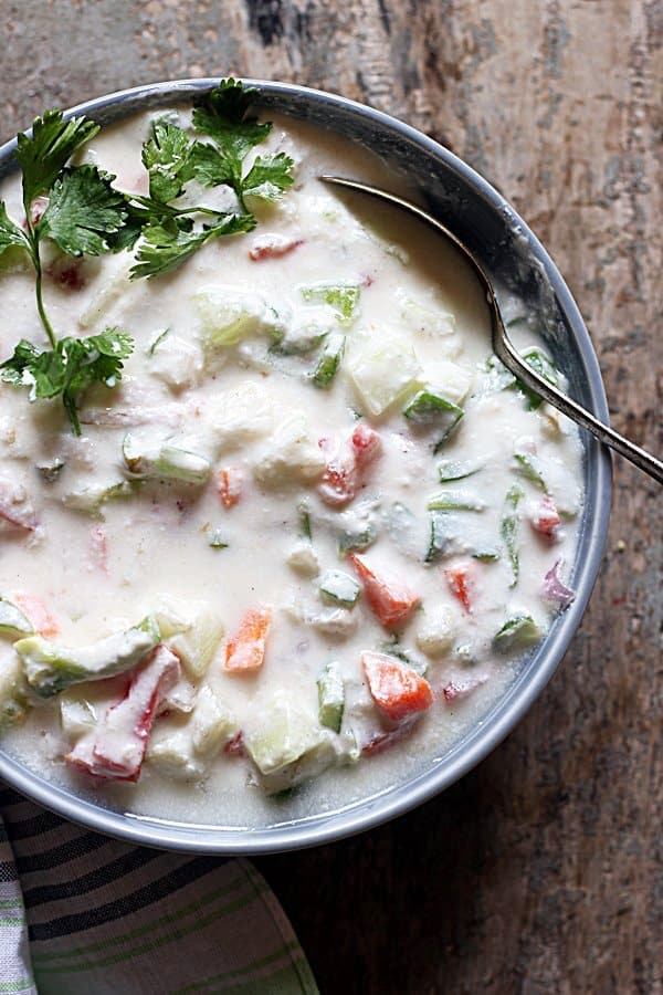 vegetable raita