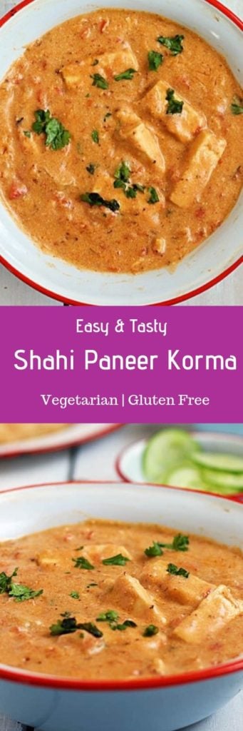 paneer korma recipe