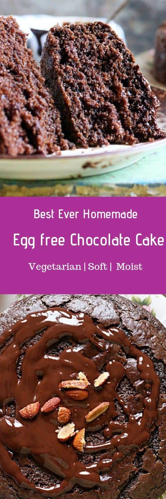 Best Chocolate Cake (Egg and Butter Free) Cook Click N Devour!!!