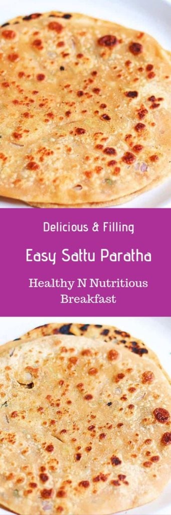 Sattu paratha recipe