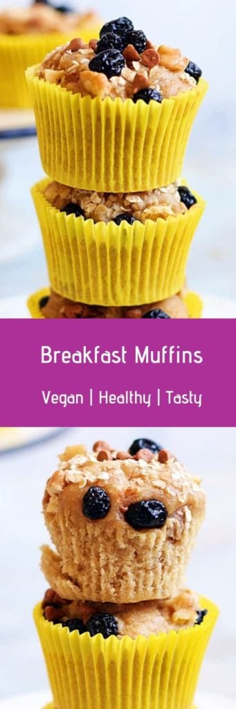 Vegan banana muffin recipe