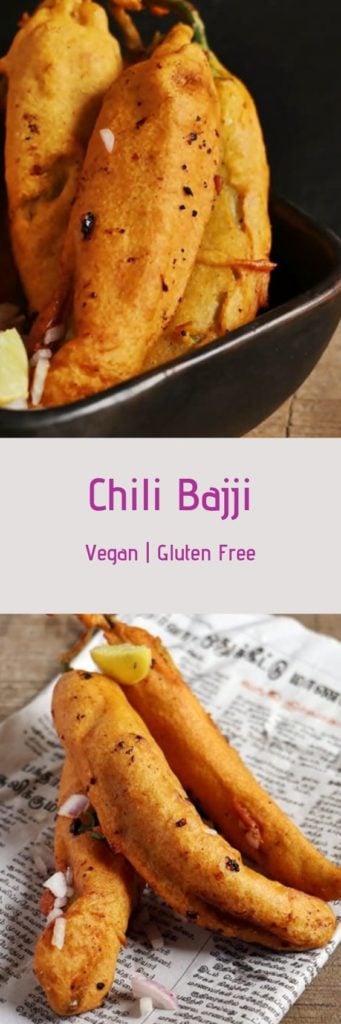 Mirchi bajji recipe