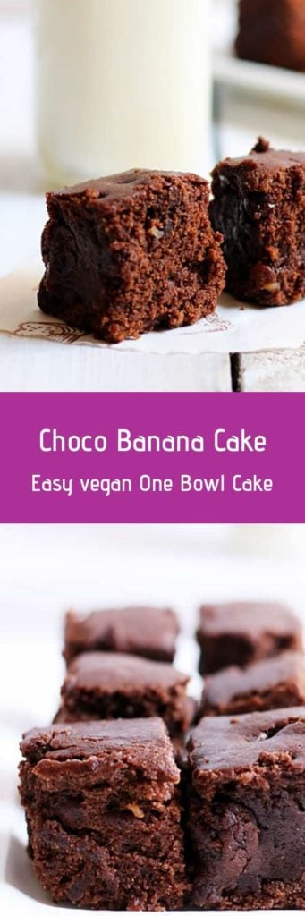 Chocolate banana cake